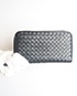 Bottega Veneta Zip Around Wallet, &pound;120, Accessories, Black, Front view